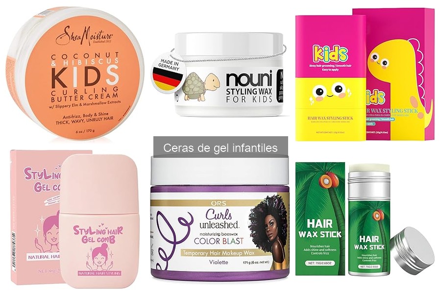 Opiniones sobre las mejores ceras de gel infantiles