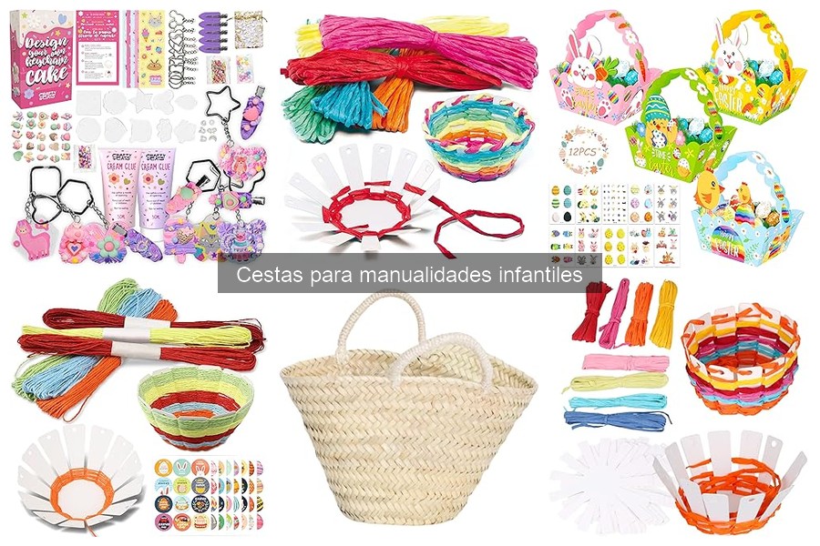 Opiniones sobre las mejores cestas para manualidades infantiles