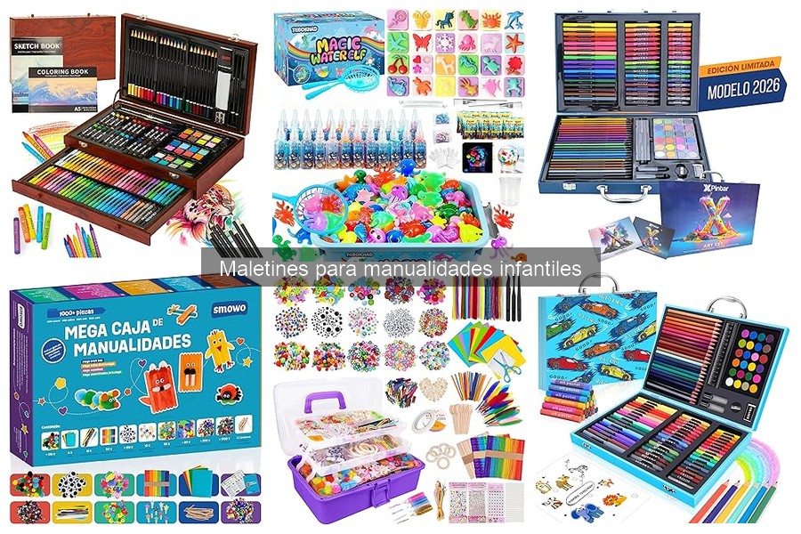 ** Opiniones sobre maletines de manualidades infantiles: ¿cuál elegir?