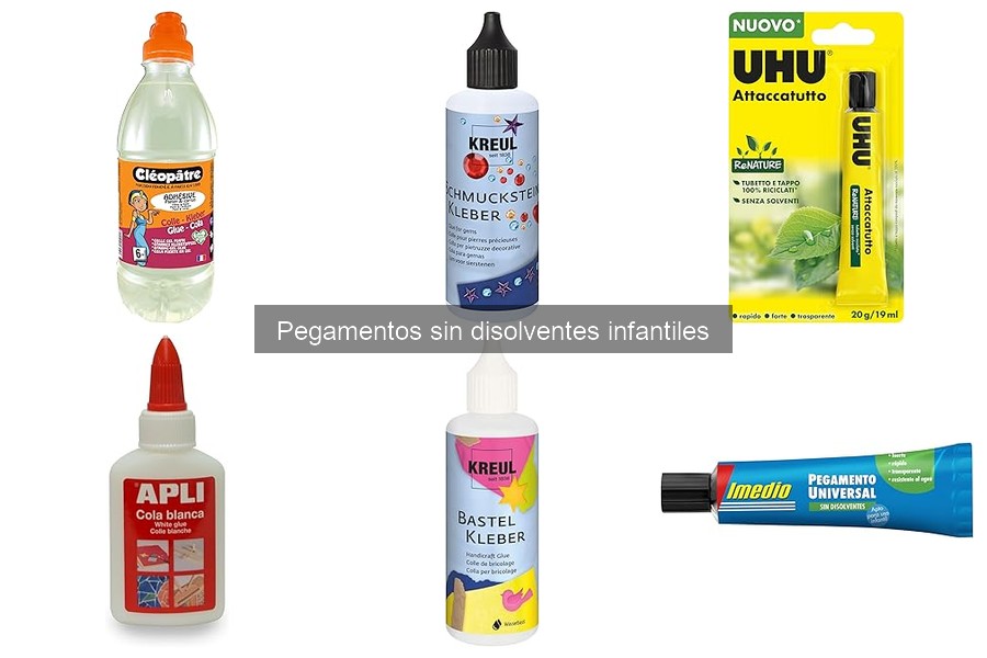 Opiniones sobre Pegamentos Sin Disolventes para Niños