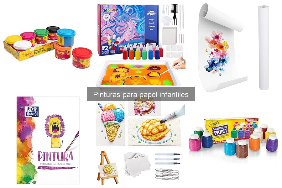 Opiniones sobre sets de pinturas para papel infantiles