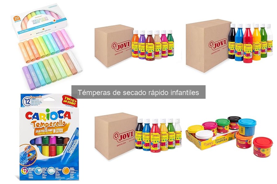 Opiniones sobre Témperas de Secado Rápido para Niños