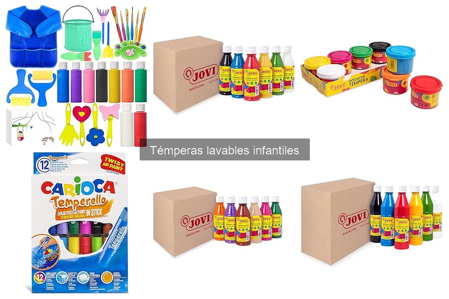 Opiniones sobre Témperas Lavables Infantiles de Marcas Populares