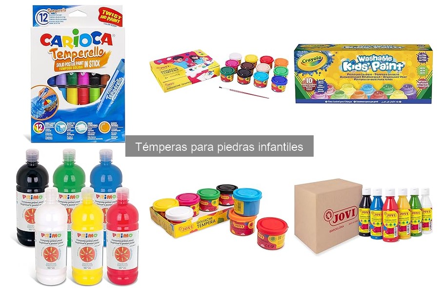 Opiniones sobre témperas para piedras infantiles: ¡Descubre lo que dicen!
