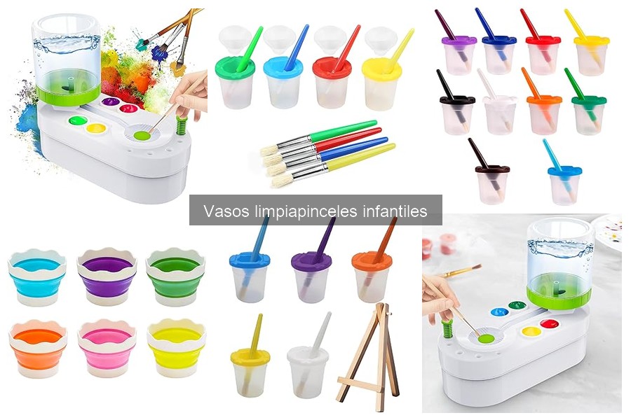 Opiniones sobre vasos limpiapinceles infantiles para manualidades