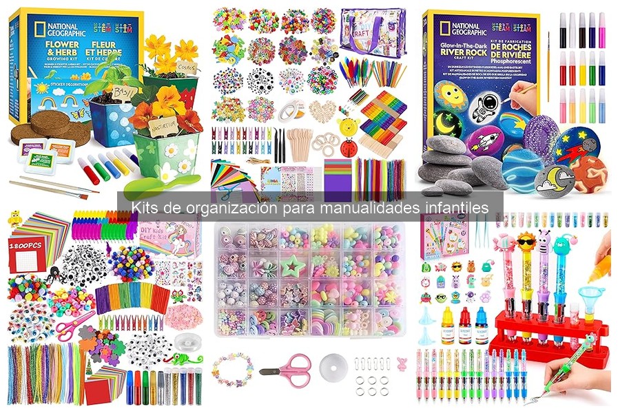 Organiza manualidades infantiles con el kit adecuado
