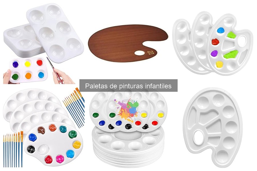 Paletas de pinturas infantiles recomendadas para fiestas