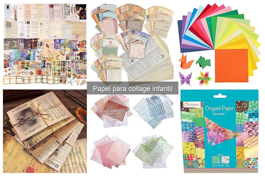 Papel ideal para collage infantil: ¿cuál elegir?