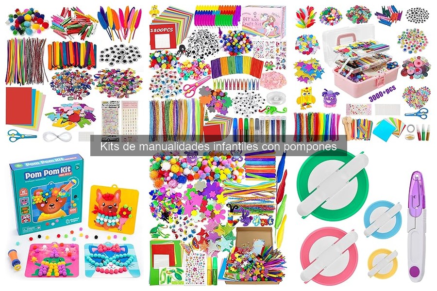 Pompones para manualidades infantiles: ¿Son seguros para niños?