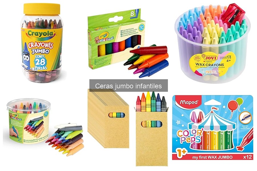 ¿Por qué elegir ceras jumbo biodegradables para niños?