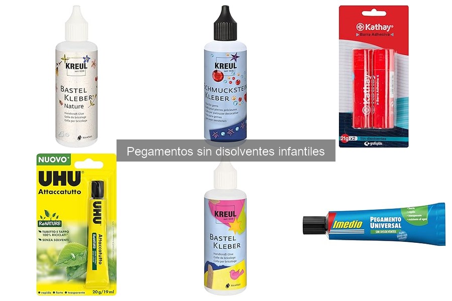 Precauciones al Usar Pegamentos Sin Disolventes para Niños