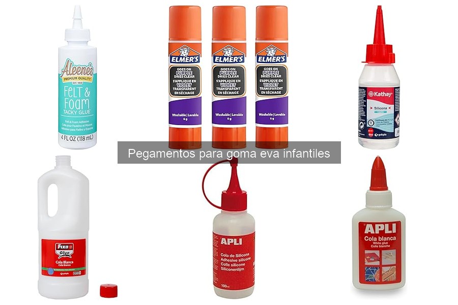 Precio promedio de pegamentos para goma eva infantiles