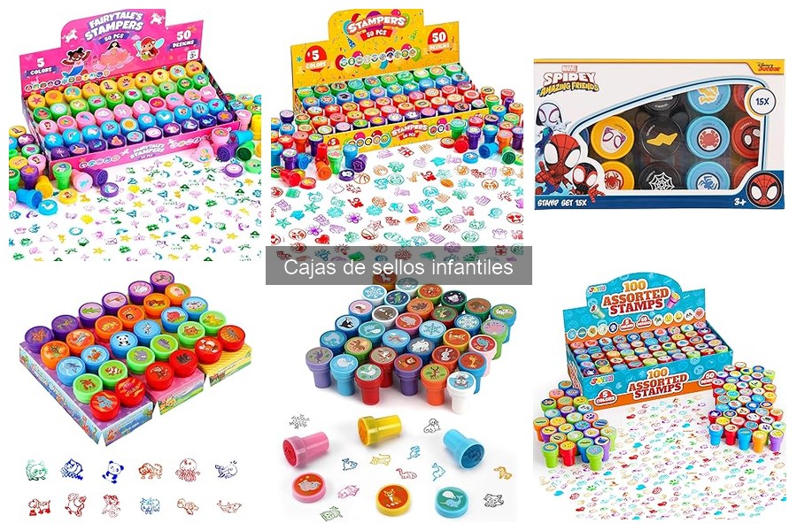 Precios de cajas de sellos infantiles: guía de referencias