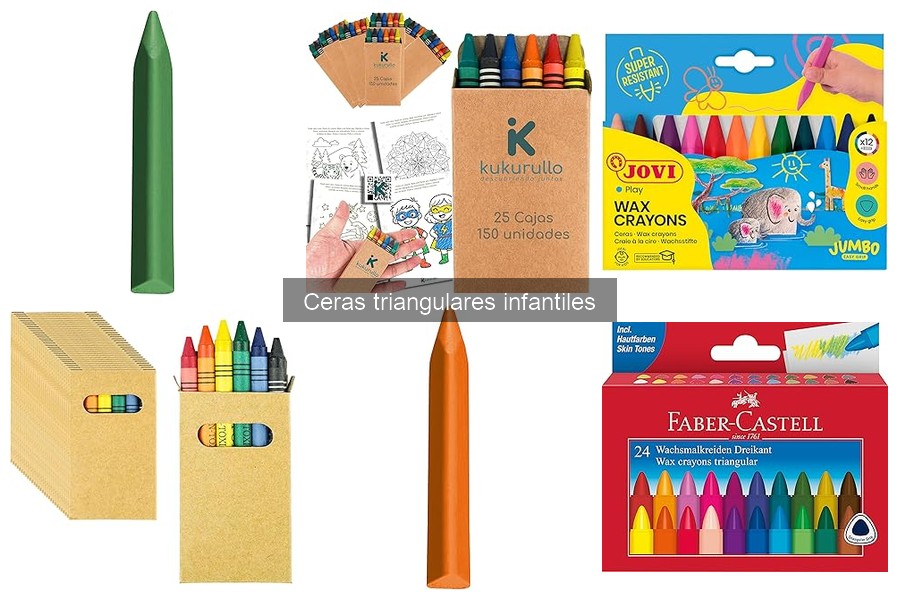 Precios de ceras triangulares infantiles: guía actualizada