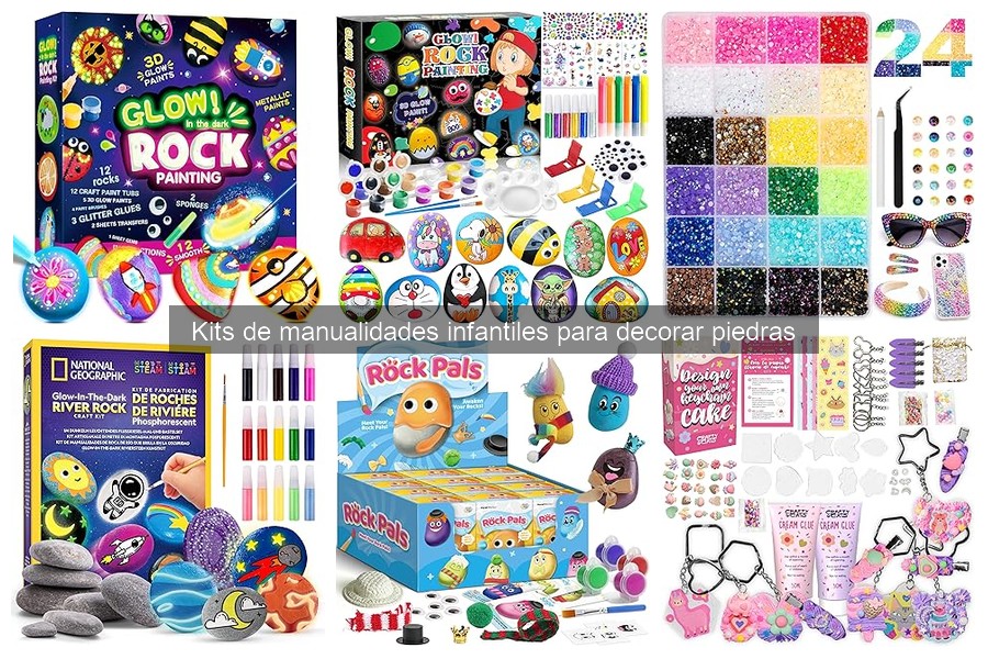 Precios de Kits de Manualidades Infantiles para Decorar Piedras
