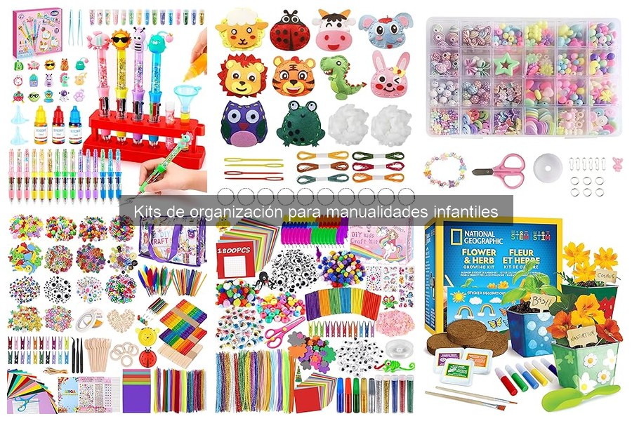 Precios de Kits de Organización para Manualidades Infantiles