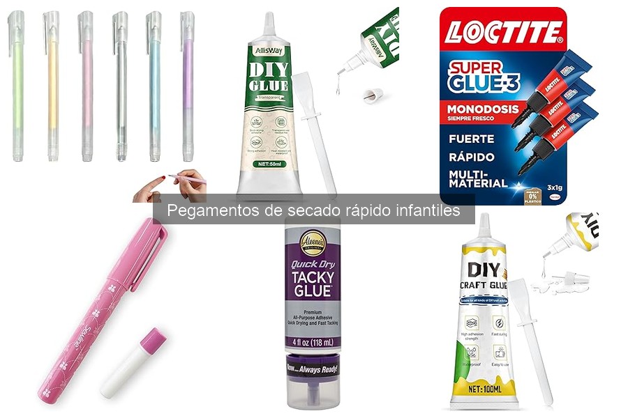 Precios de pegamentos de secado rápido infantiles y dónde comprarlos