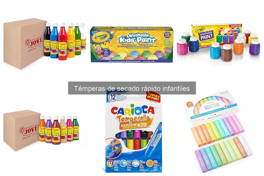 Precios de Témperas de Secado Rápido para Niños 2023