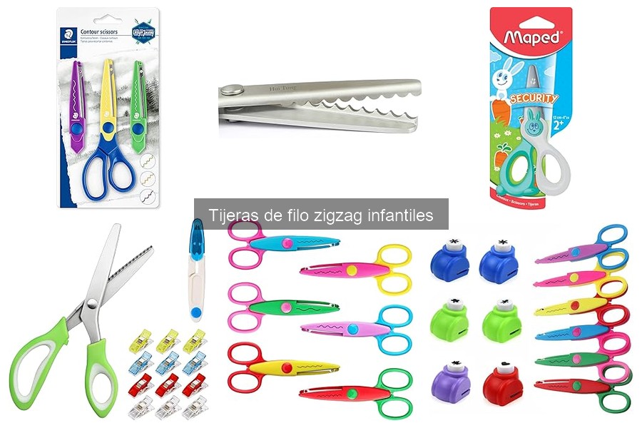 Precios de tijeras de filo zigzag infantiles en Amazon