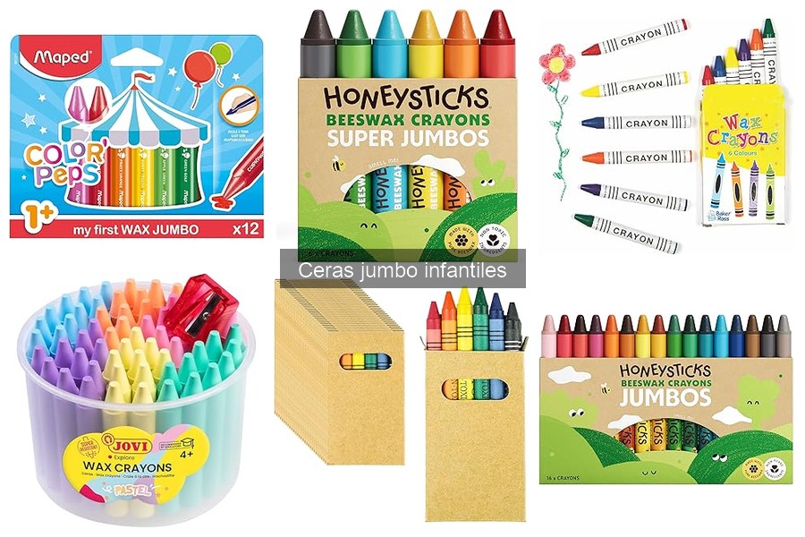 Precios y Dónde Comprar Ceras Jumbo Infantiles