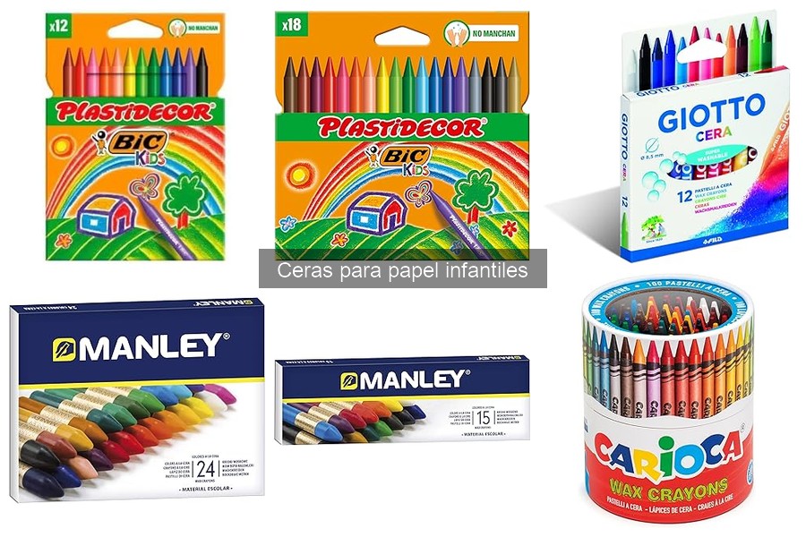 Preguntas Frecuentes sobre Ceras para Papel Infantil