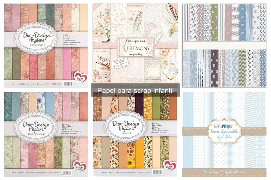 Preguntas frecuentes sobre papel para scrap infantil