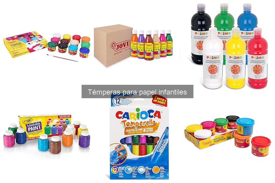 Preguntas Frecuentes sobre Témperas para Papel Infantiles