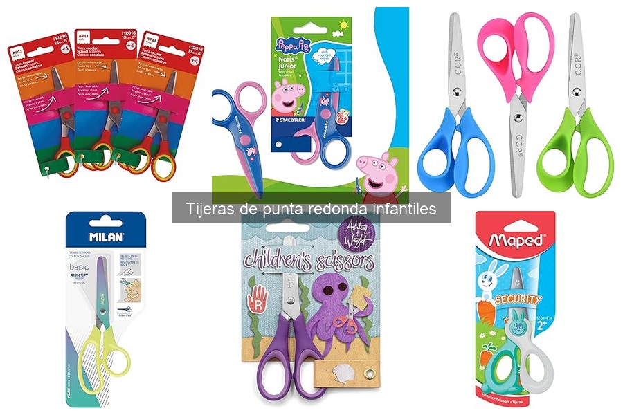 Preguntas Frecuentes sobre Tijeras de Punta Redonda Infantiles