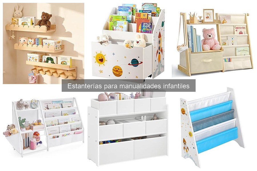 Problemas comunes al elegir estanterías para manualidades infantiles