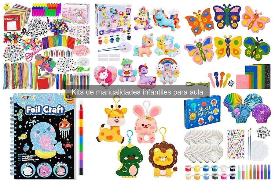 Problemas comunes al usar kits de manualidades infantiles