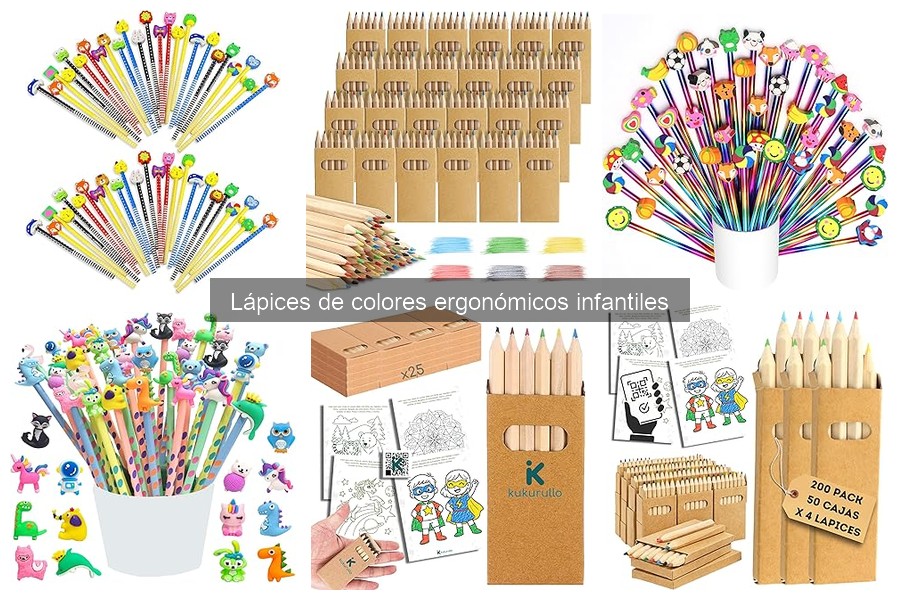 Problemas comunes al usar lápices de colores ergonómicos