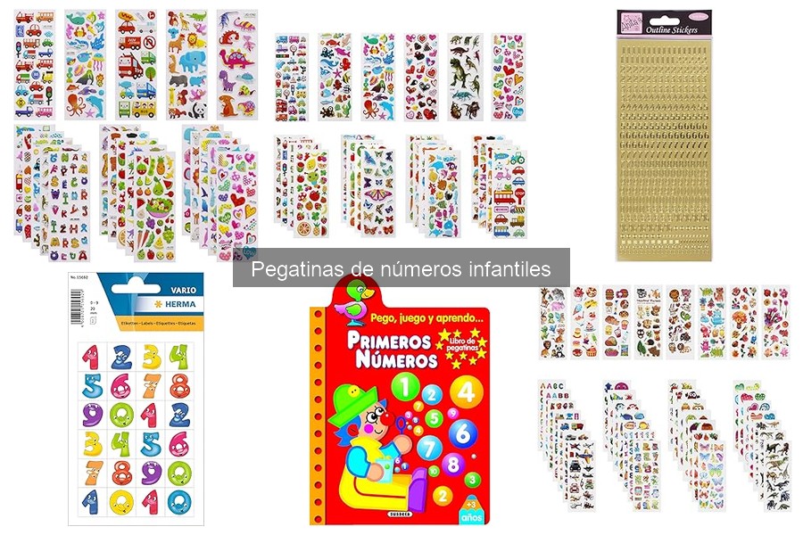 Problemas comunes al usar pegatinas de números infantiles