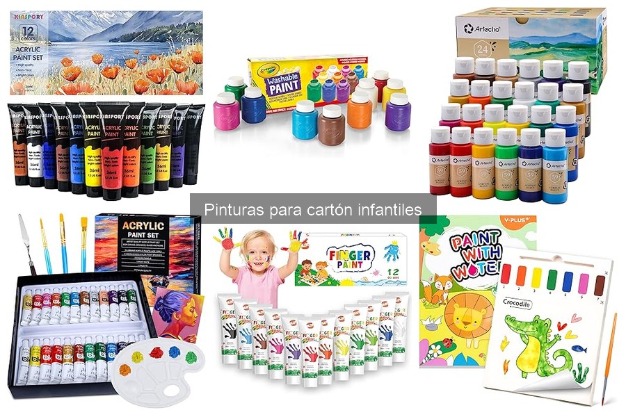 Problemas comunes al usar pinturas para cartón infantiles