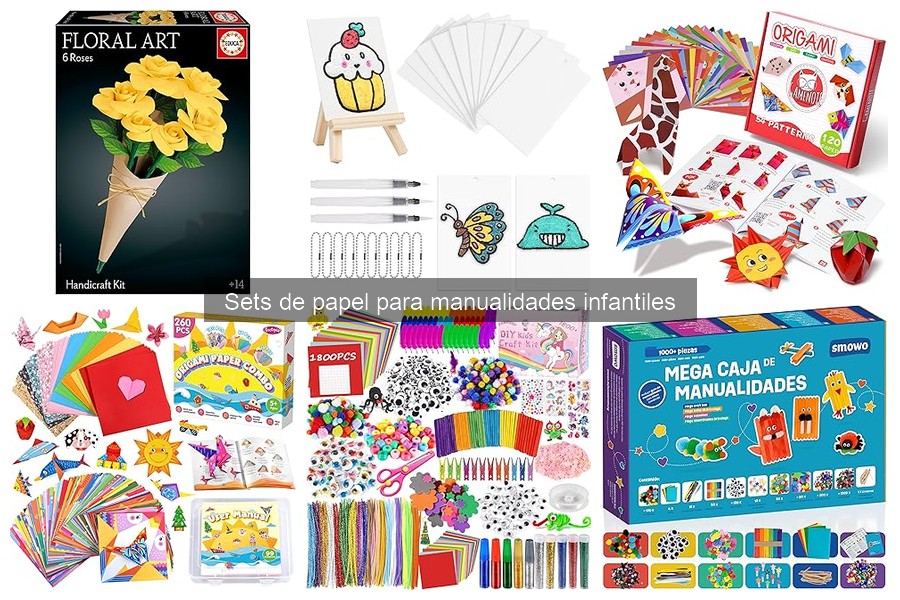 Problemas comunes al usar sets de papel para manualidades