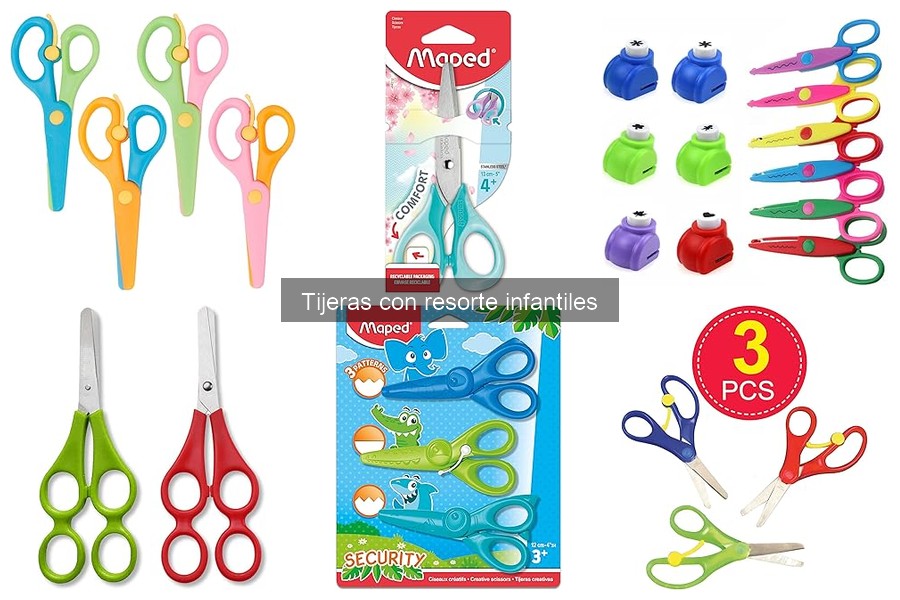 Problemas comunes al usar tijeras con resorte infantiles