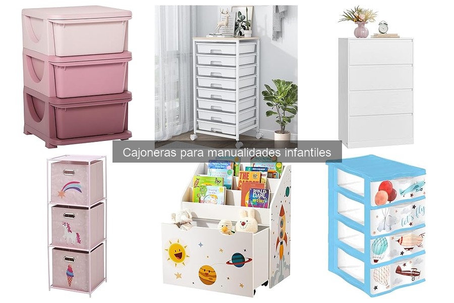 Problemas comunes con cajoneras para manualidades infantiles