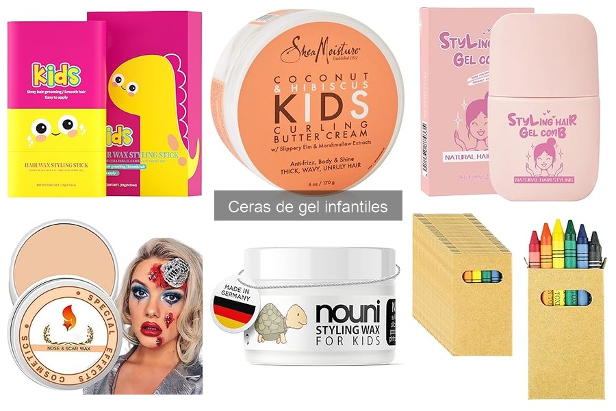 Problemas comunes con ceras de gel infantiles y soluciones