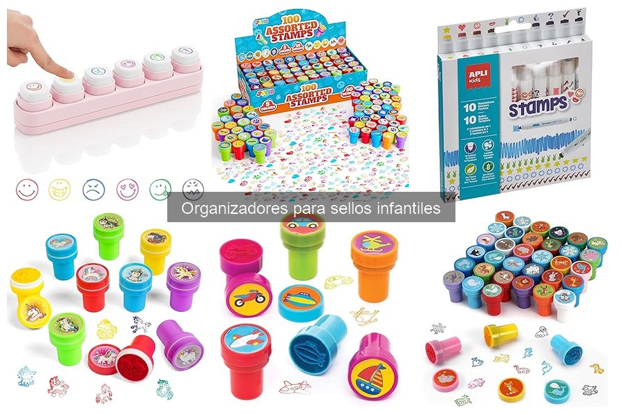 Problemas comunes con organizadores para sellos infantiles