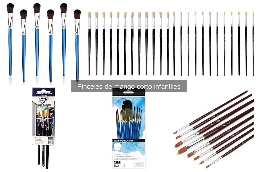 Problemas comunes con pinceles de mango corto infantiles