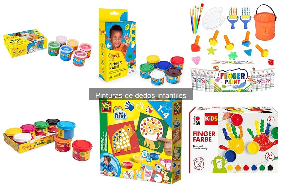 Problemas comunes con pinturas de dedos infantiles y soluciones