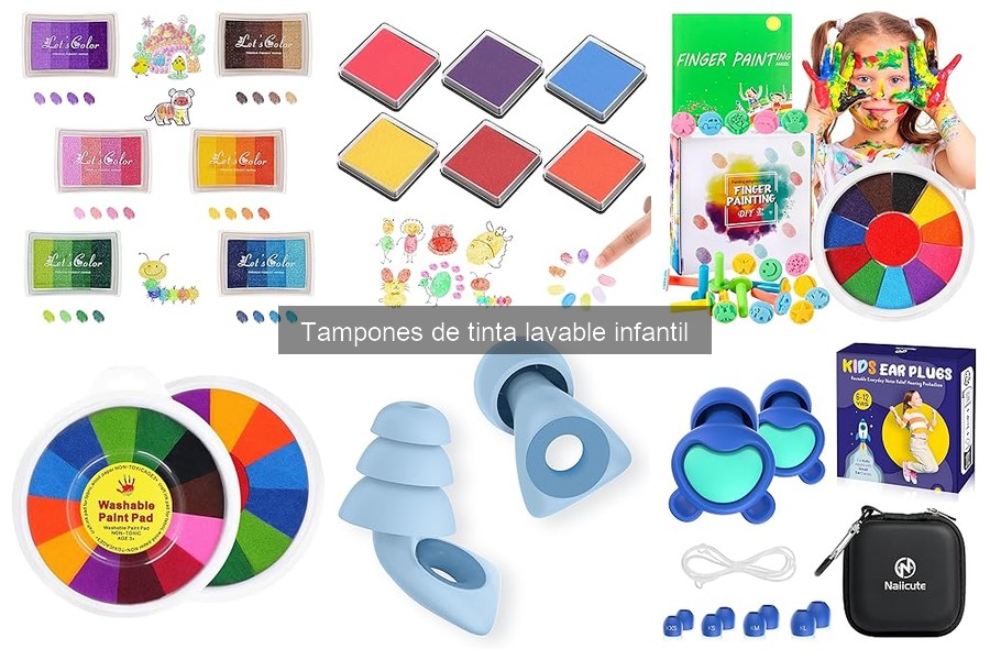 Problemas comunes con tampones de tinta lavable infantil