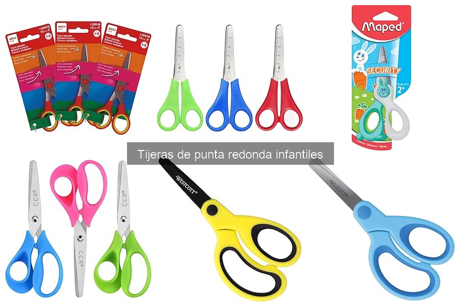 Problemas comunes con tijeras de punta redonda infantiles
