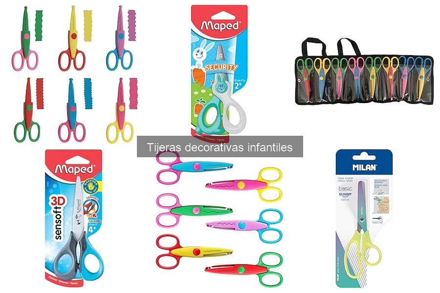 Problemas comunes con tijeras decorativas infantiles y soluciones