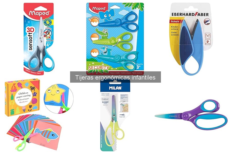 Proyectos de manualidades con tijeras ergonómicas infantiles