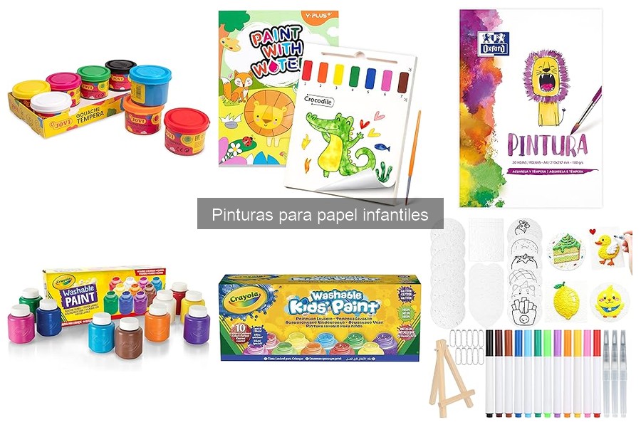 Proyectos de manualidades fáciles con pinturas para papel infantiles