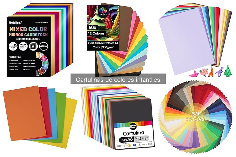 Proyectos de Manualidades Sencillos con Cartulinas de Colores
