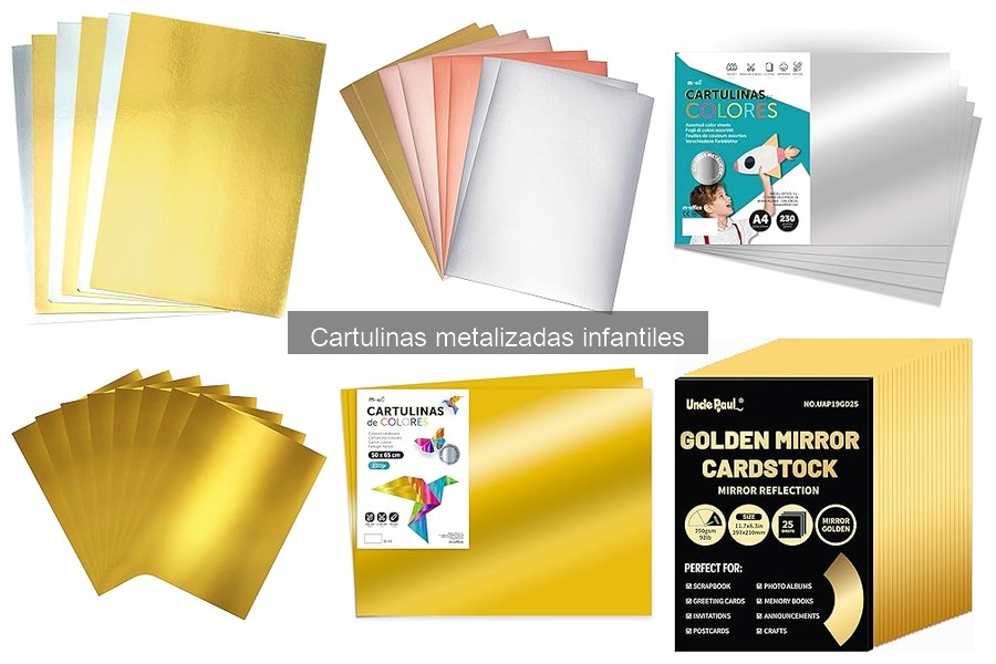 Proyectos fáciles con cartulinas metalizadas para niños