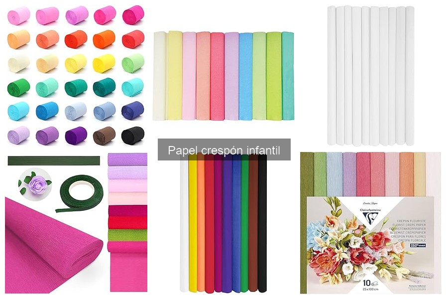 ¿Qué es el papel crespón infantil? Características y usos