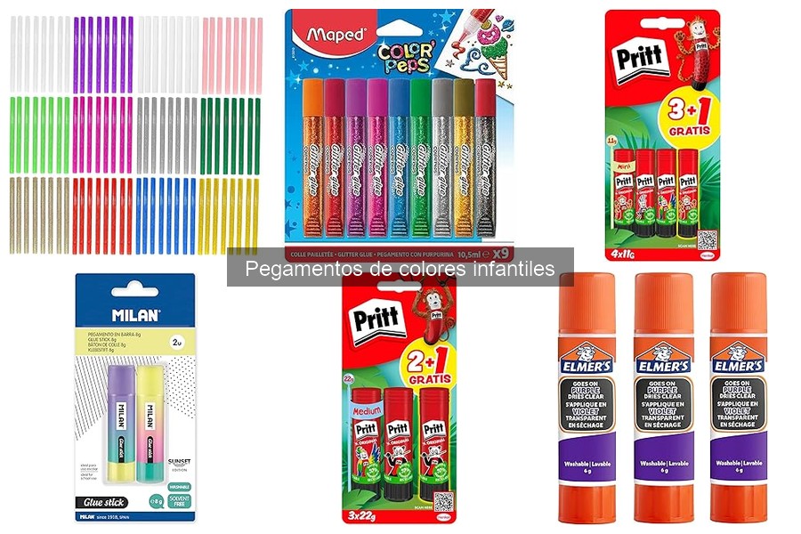 ¿Qué es el pegamento de colores infantiles? Descúbrelo aquí
