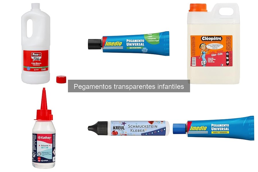 Qué es el pegamento transparente infantil y sus usos